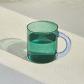 Fat Handle Glass Mug Coffee Cup Heat Resistance Mug Milk Tea Cup Drinkware Coffee Mug Glass Cups Glass Coffee Cup