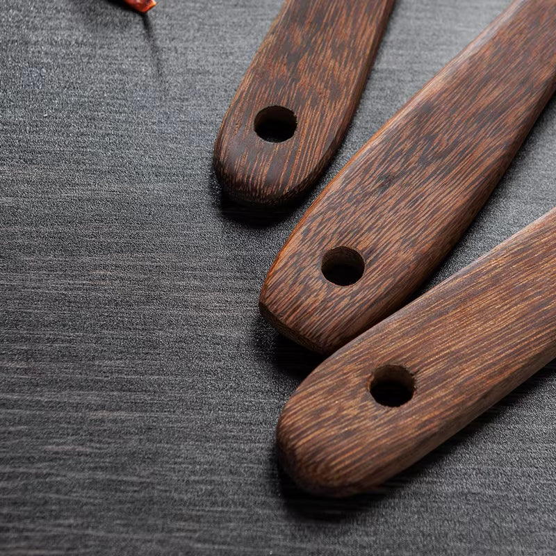 Kitchen Utensils Set Non-Stick Cookware for Kitchen Wooden Handle Soup Spoon Spatula Rice Spoon Shovel Kitchen Accessories